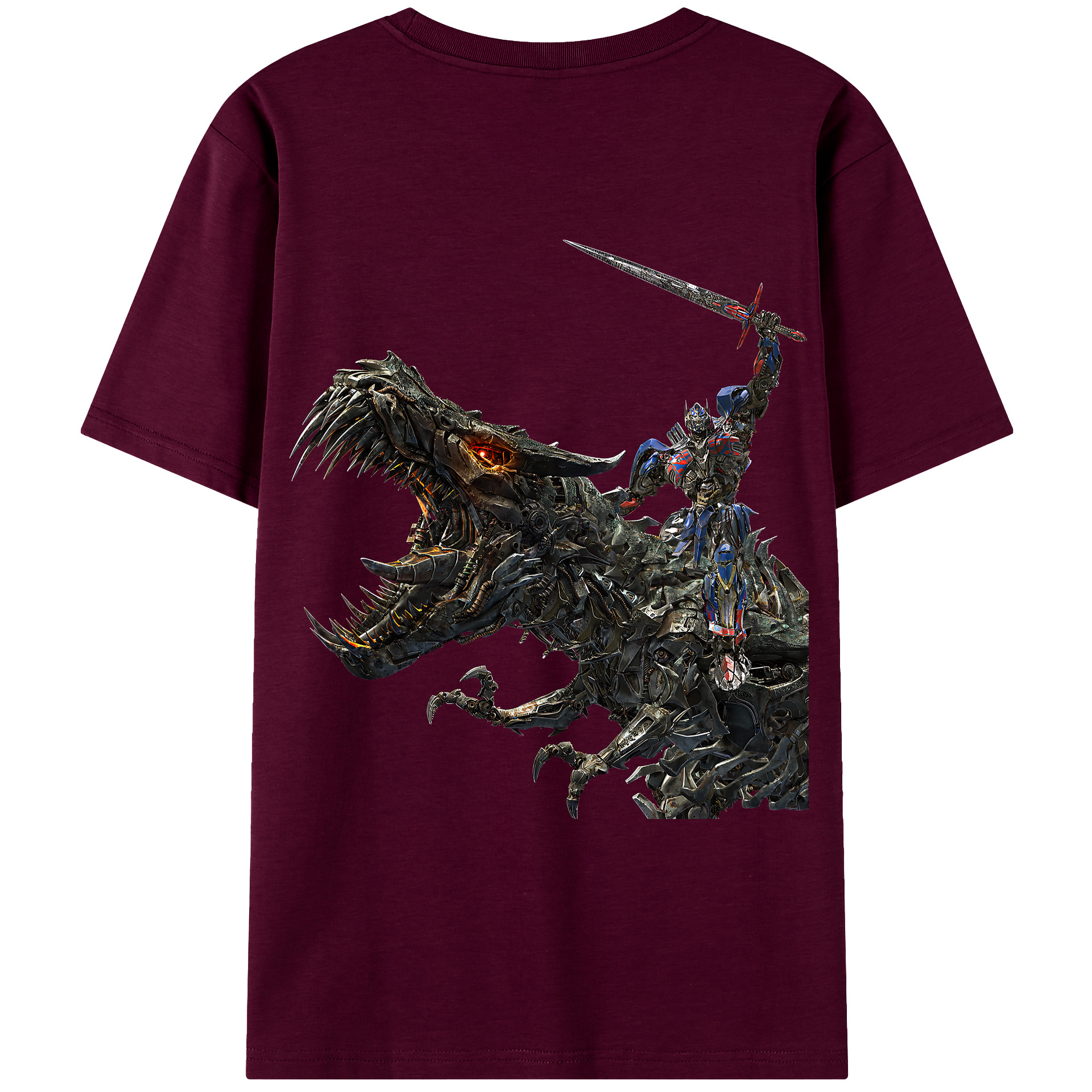 （画像用） Transformers トランスフォーマー レディース半袖Tシャツ(バックプリント)